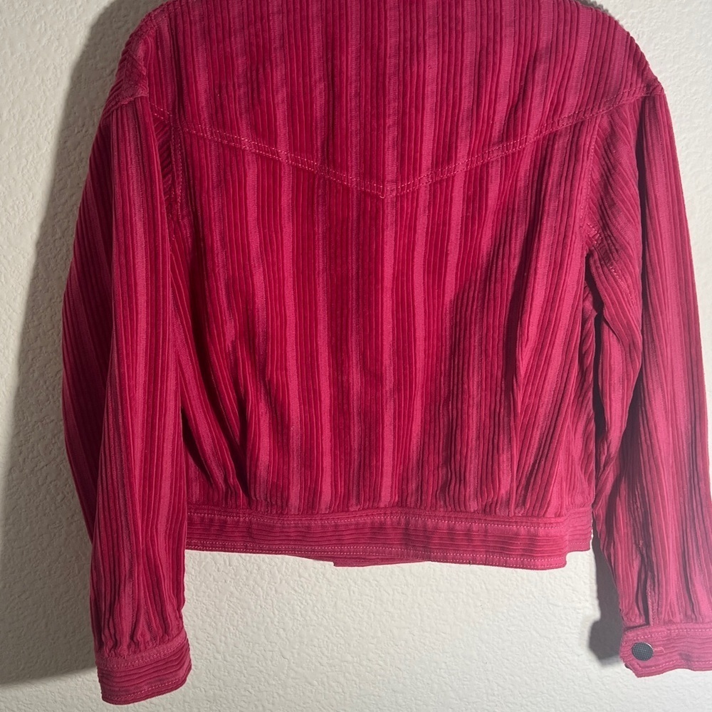 Cabi women’s Pink Cheeky Topper Corduroy Jacket spring summer coastal Sz XS - Picture 8 of 8